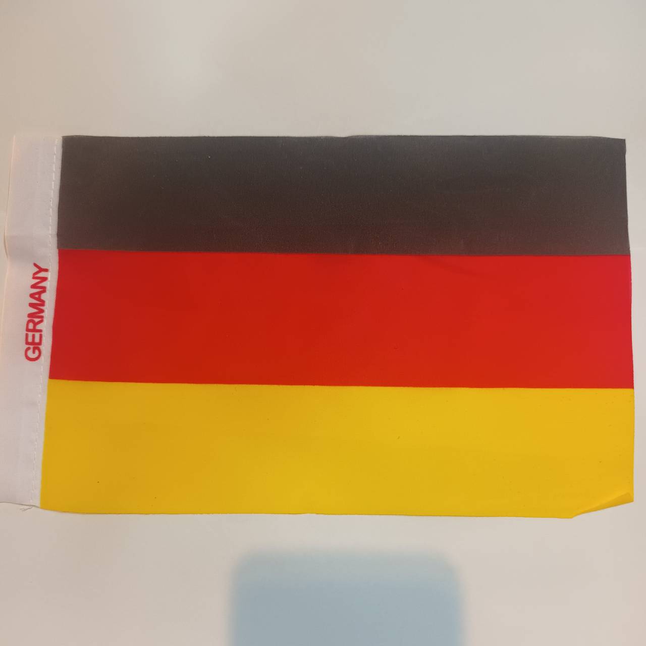 GERMANY GERMAN เยอรมันนี เยอรมัน ธง ธงผืน ใช้กับเสาธงตั้งโต๊ะ ขนาด 15x20cm