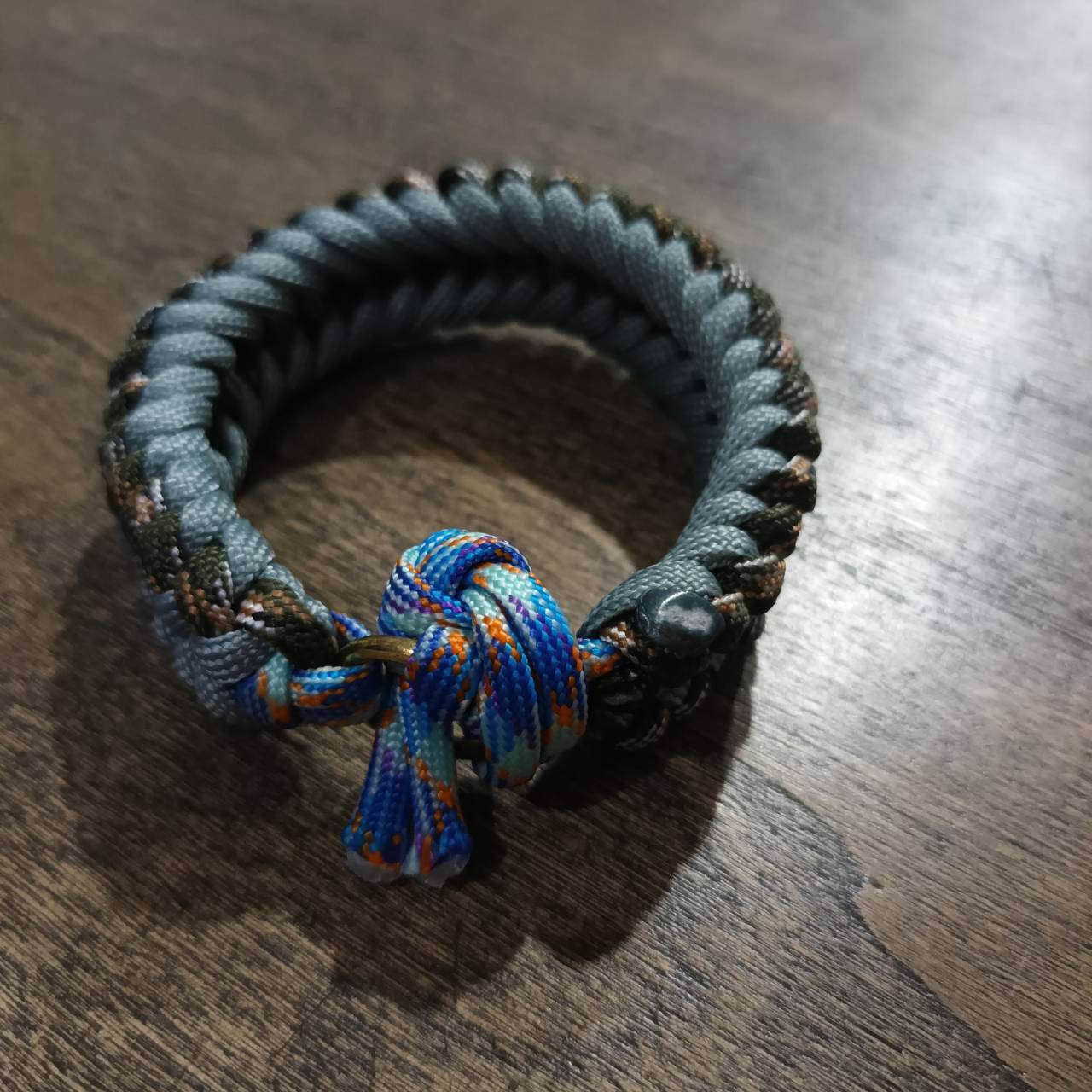 MC2THAILAND MAD MAX Knot CORE Bracelet Paracord550 Brass Ring BRS#01 กำไลพาราคอร์ด