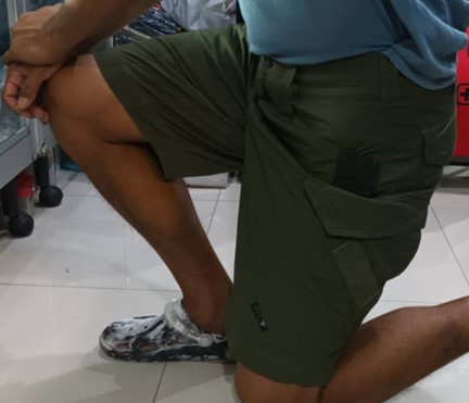 VANGUARD SHORTS  MILITARY GREEN เขียวทหาร