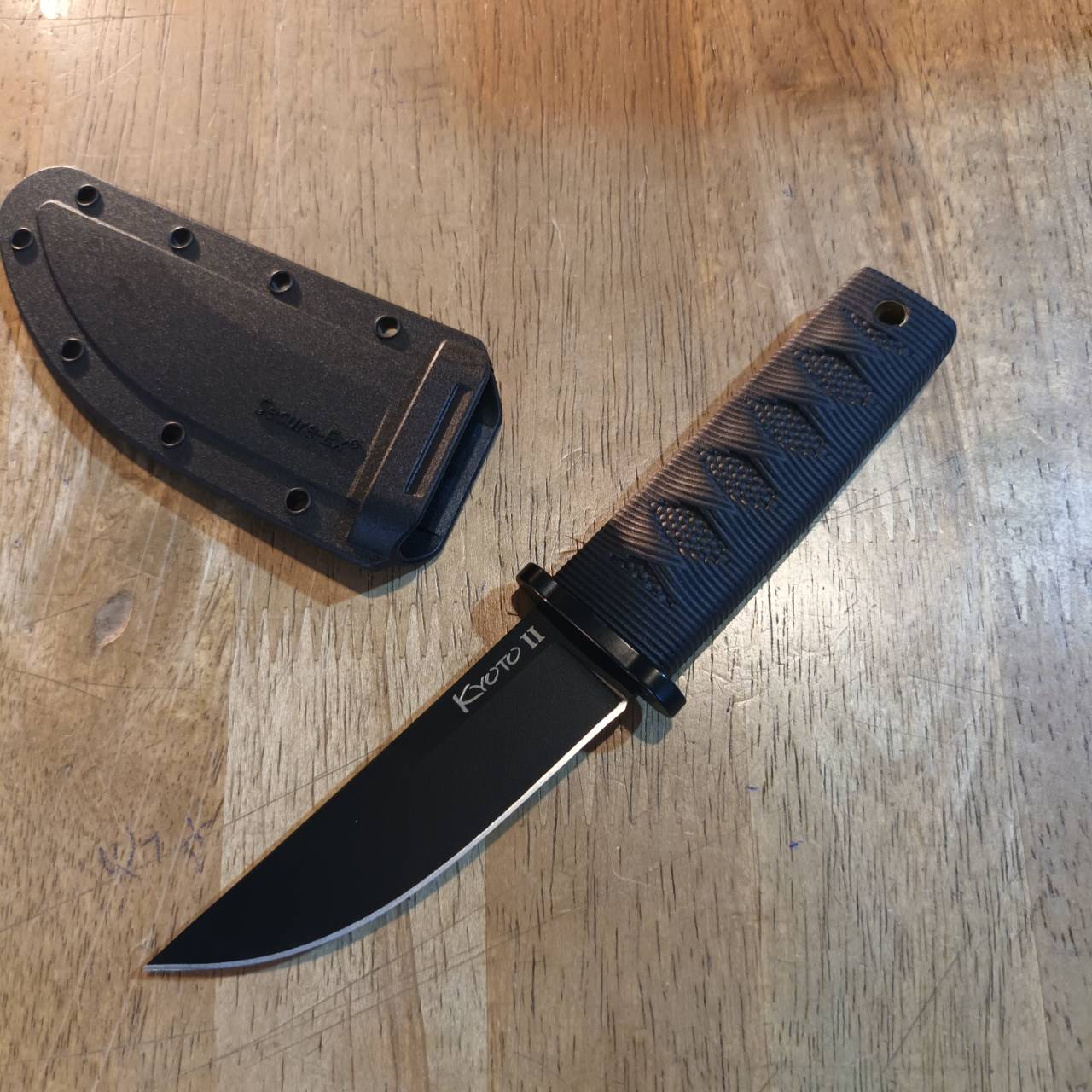 COLD STEEL KYOTO II BLK GRIP/BLK BLADE CS-17DB-BKBK