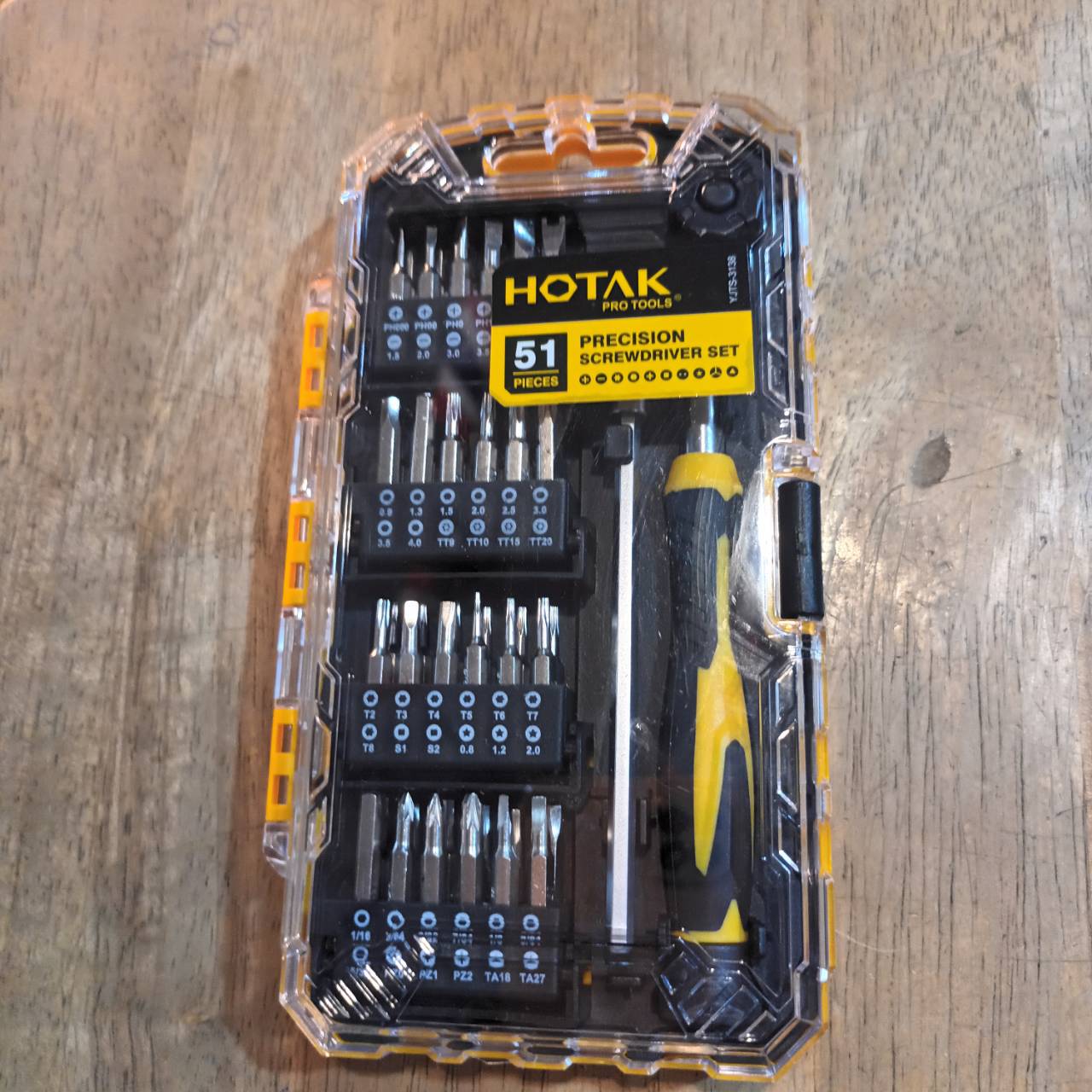 HOTAK PRO TOOLS 51 PIECES PRECISION SCREWDRIVER SET YJTS-3138