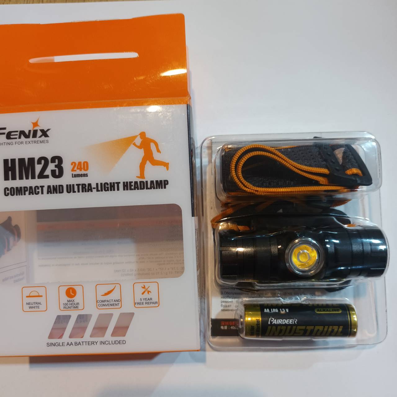 FENIX HM23 ไฟฉายคาดหัว