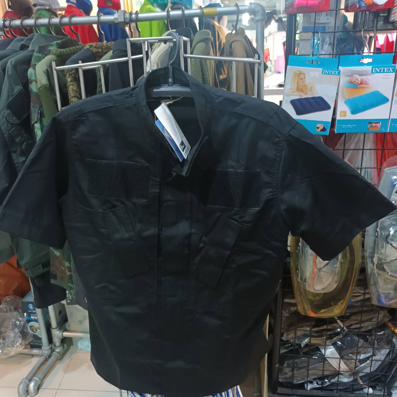 TACTICAL SHIRT เสื้อเชิ้ต VIP แขนสั้น Bogie.1 Black