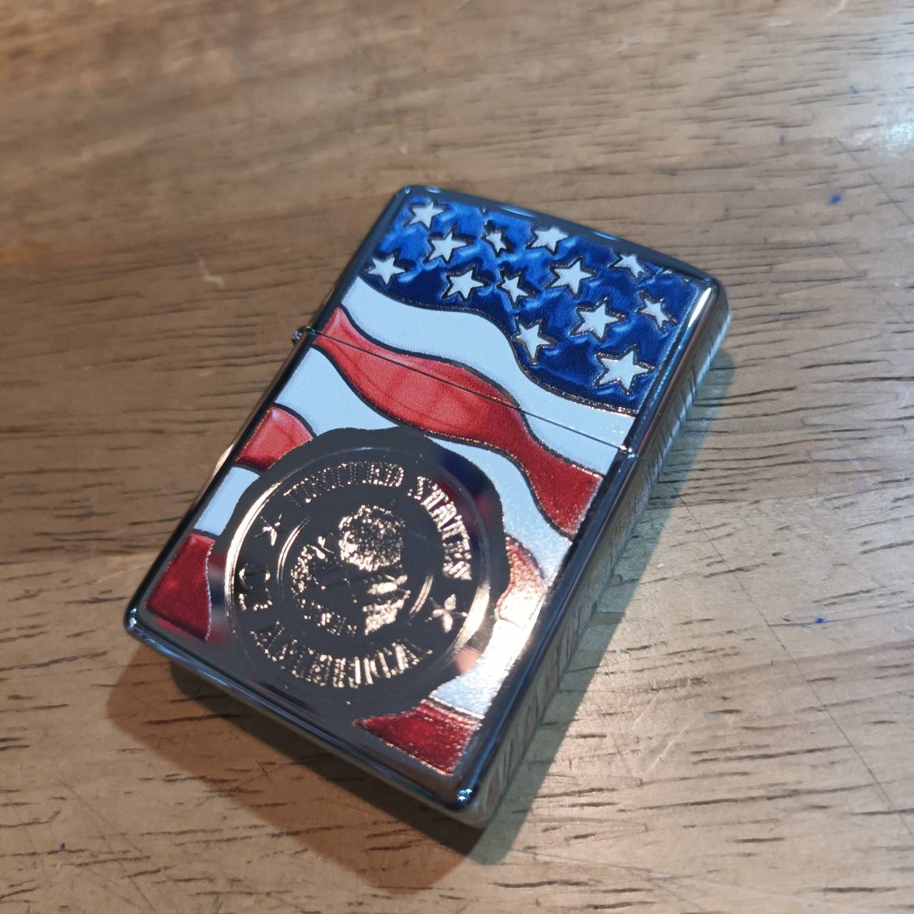 ZIPPO 29395 AMERICAN STAMP ON FLAG #49