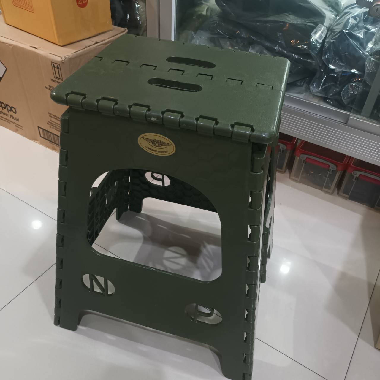 Commando Trooper Folding Chair Model1 เก้าอีั้พับ เก้าอี้รวบ เก้าอี้สนาม