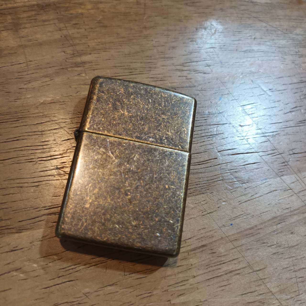 ZIPPO 201FB RG FL BTM ANTQ BRS #06