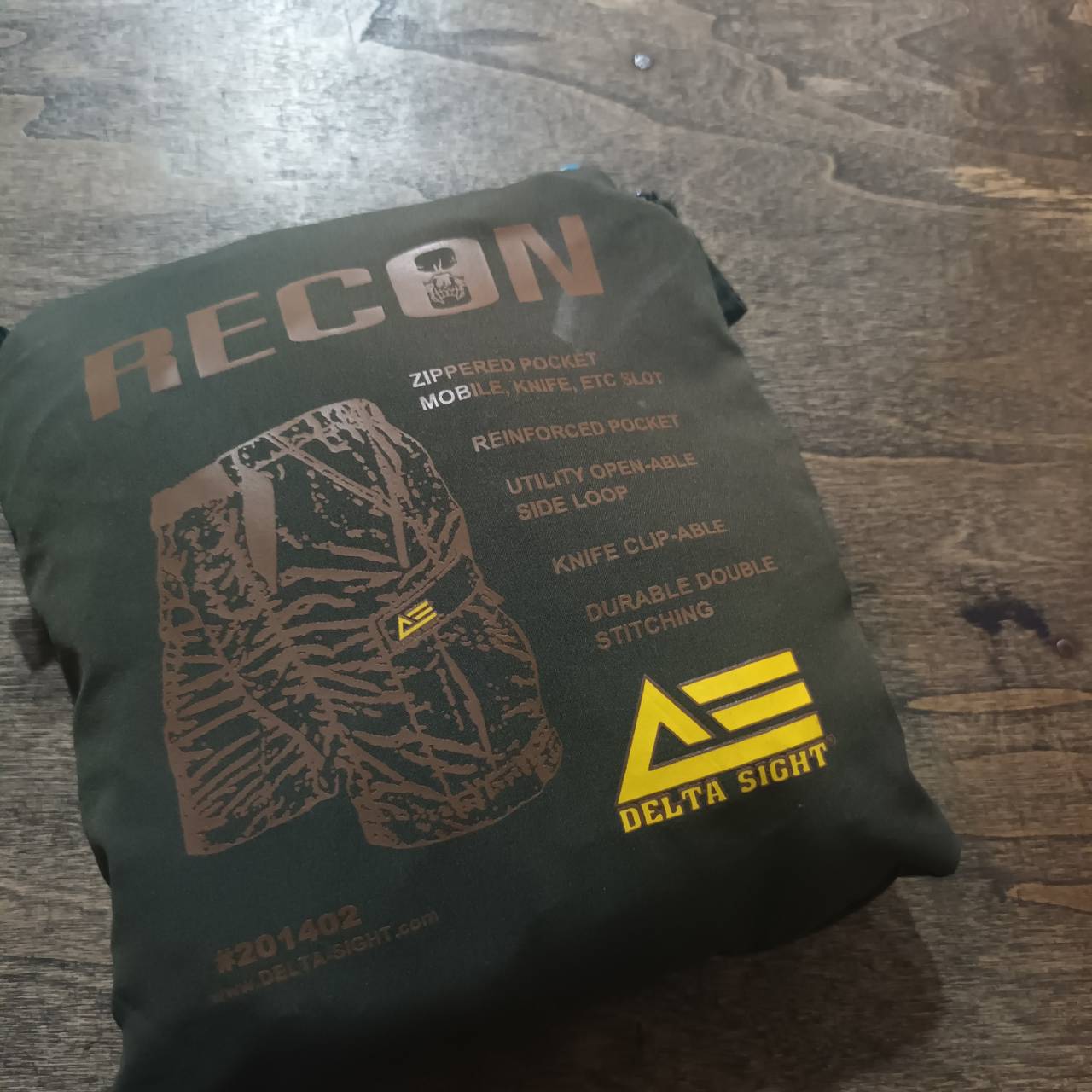 DELTA SIGHT RECON TACTICAL SHORTS กางเกงขาสั้น ยุทธวิธี COLOR GREEN