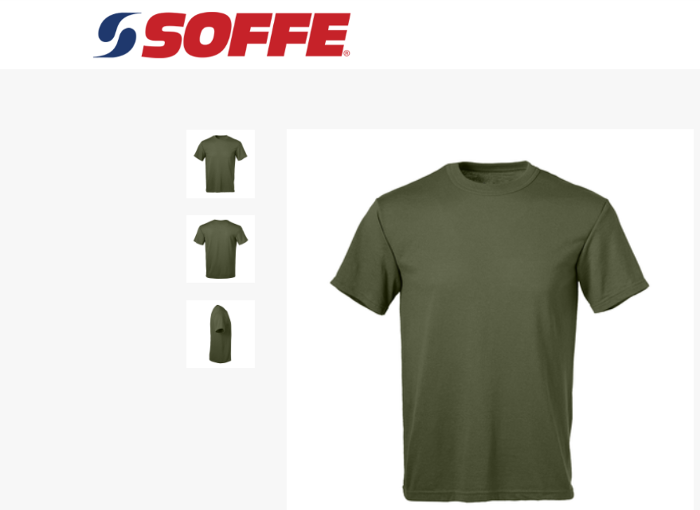 SOFFE MILITARY T-SHIRT OD GREEN