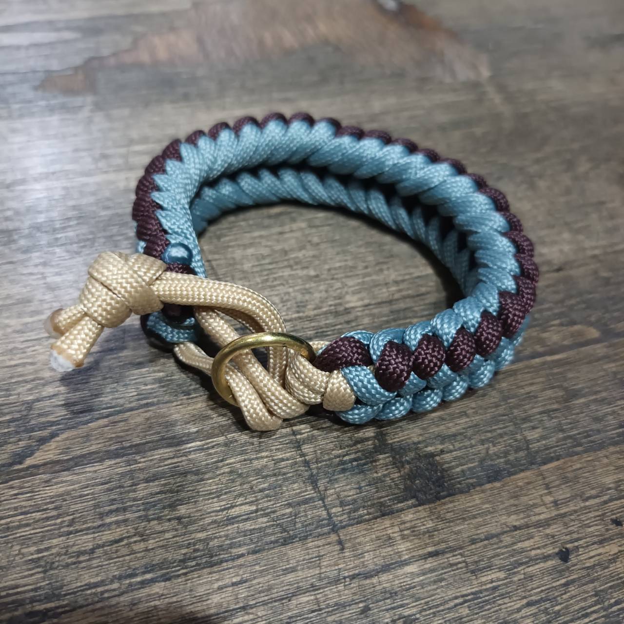 MC2THAILAND MAD MAX Knot CORE Bracelet Paracord550 Brass Ring BRS#02 กำไลพาราคอร์ด