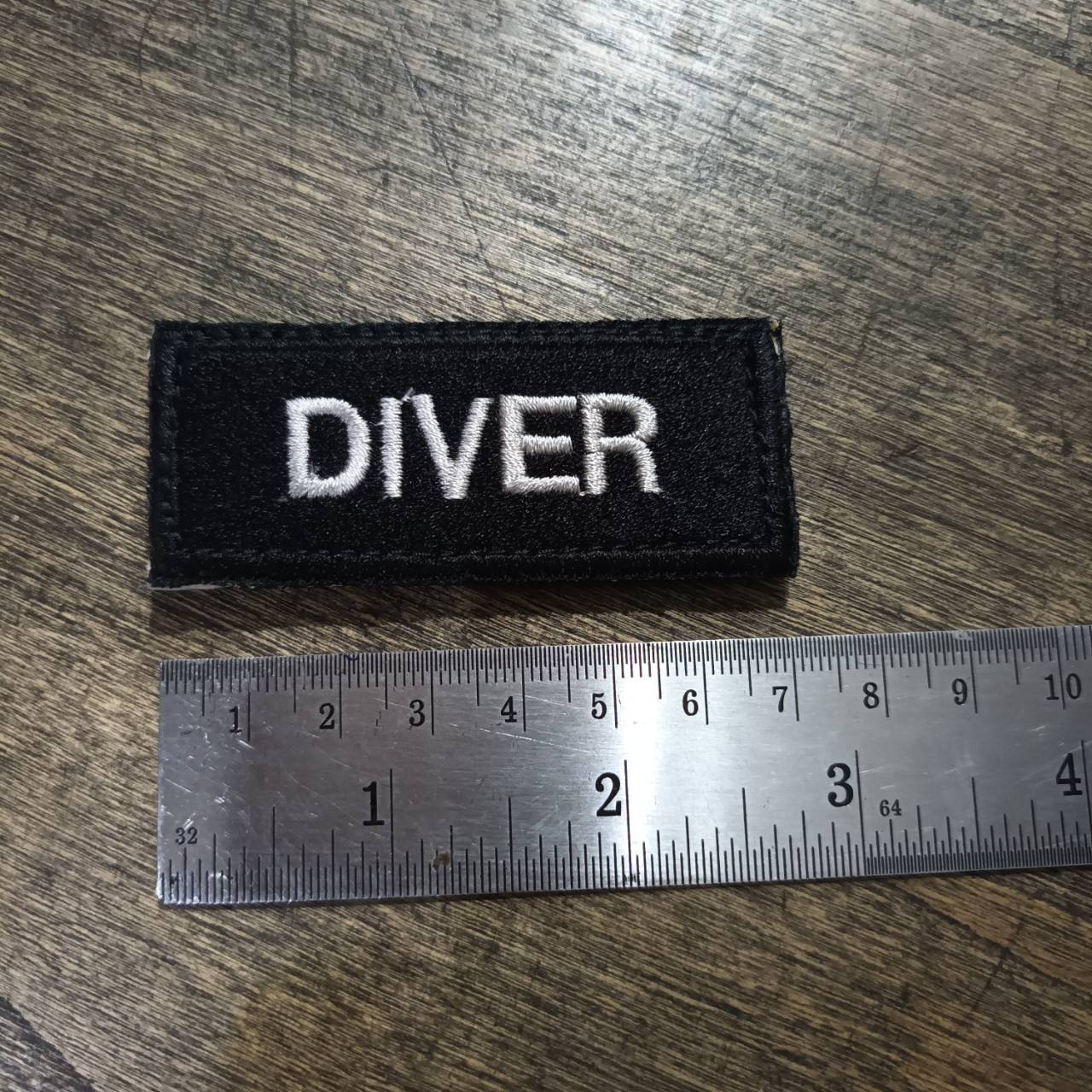 Tec40 DIVER VELCRO PATCH อาร์มตีนตุ๊กแก นักดำน้ำ