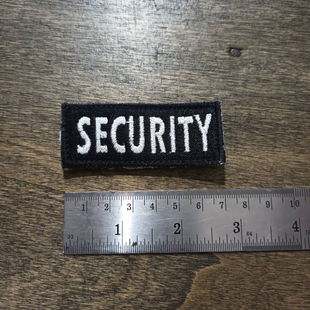 Tec40 SECURITY VELCRO PATCH อาร์มตีนตุ๊กแก รักษาความปลอดภัย