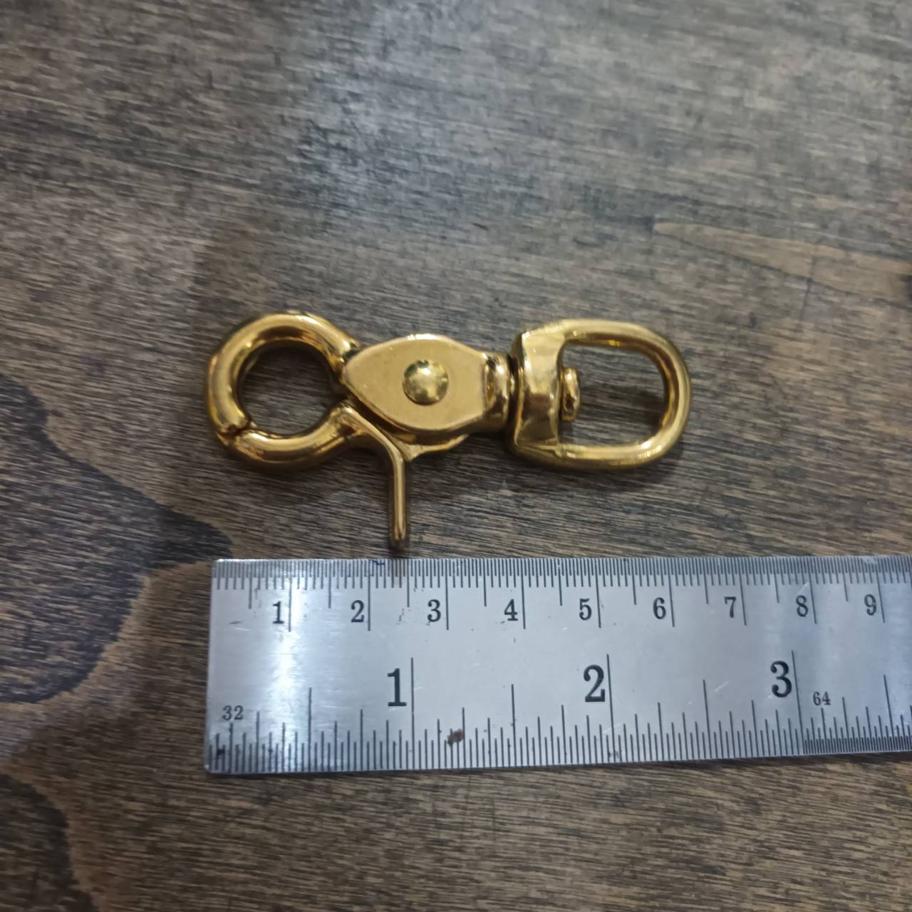 Tec40 Snap Keychain Model BS02 Size 65x20 mm Brass