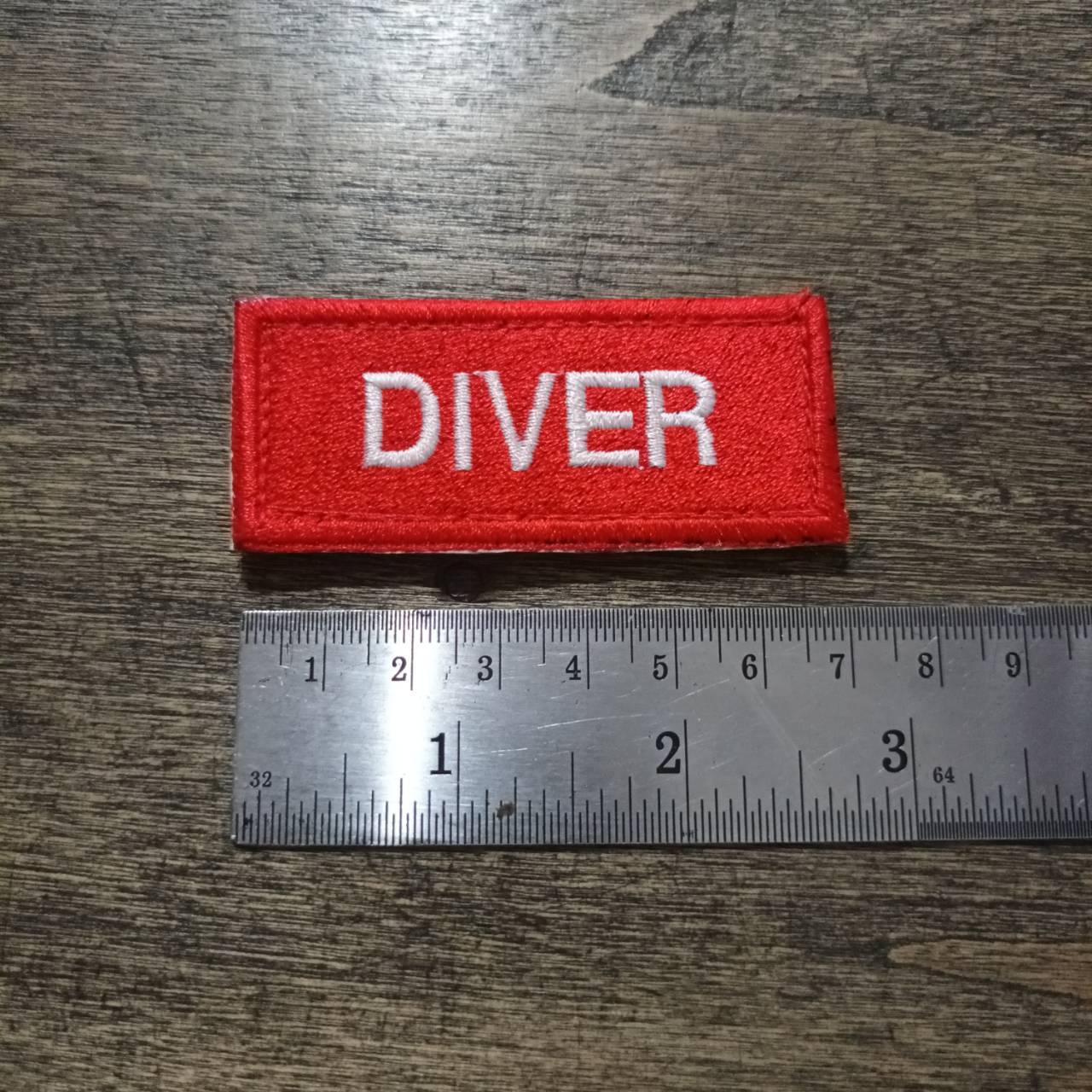 Tec40 DIVER VELCRO PATCH อาร์มตีนตุ๊กแก นักดำน้ำ