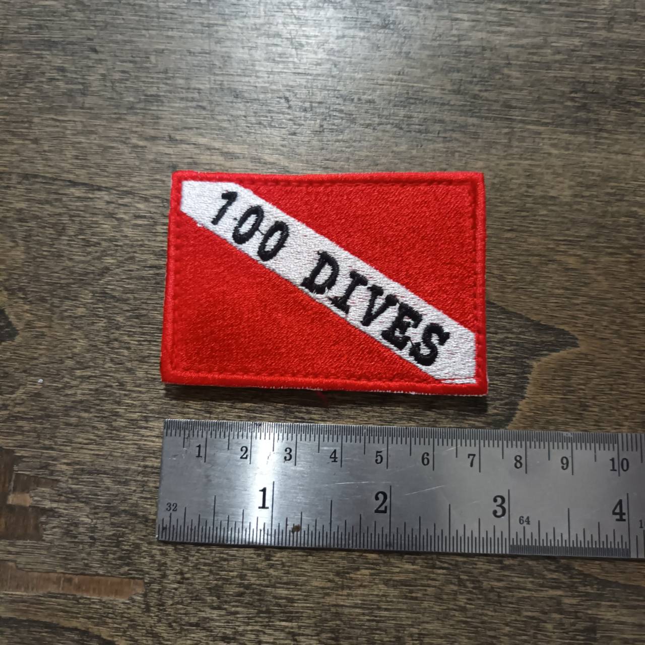 Tec40 CQI Products VELCRO PATCH 100 DIVES