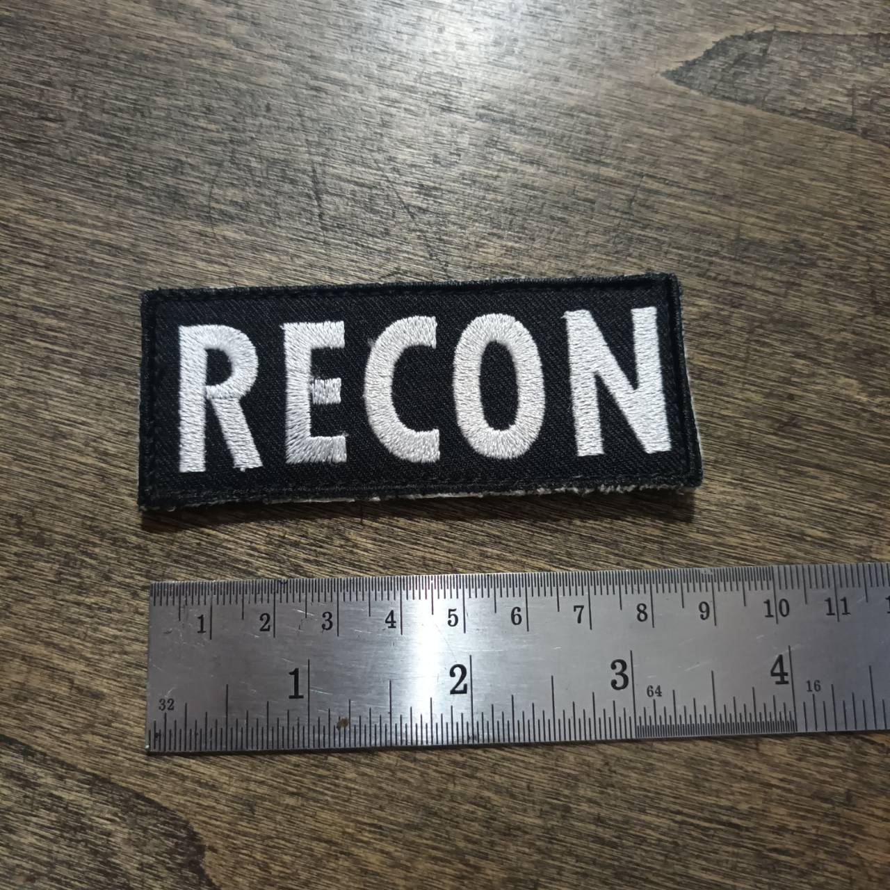 Tec40 CQI Products RECON VELCRO PATCH SIZE 90x35mm BLACK/WHITE