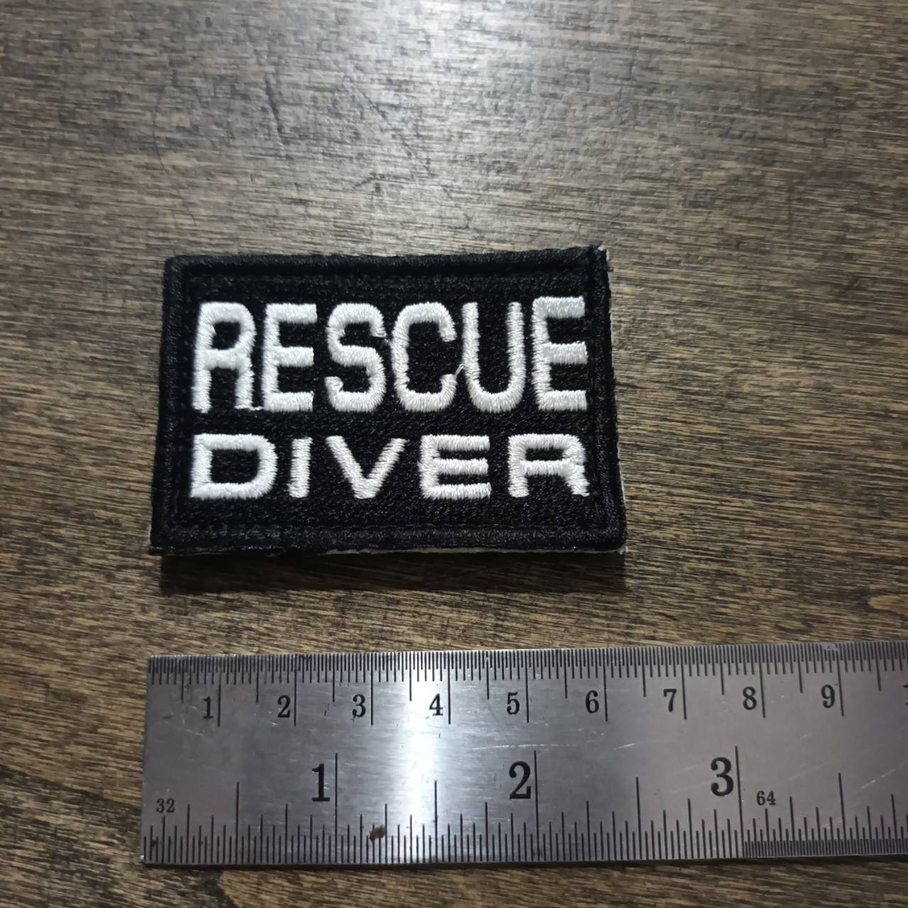 Tec40 VELCRO PATCH RESCUE DIVER นักกู้ภัยทางน้ำ