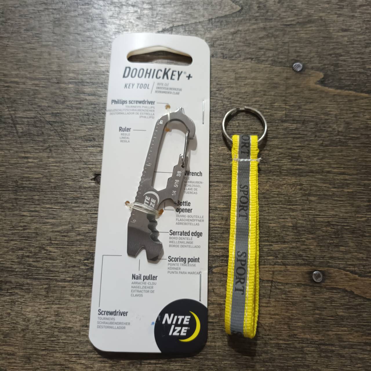 Tec40 NITEIZE DOOHICKEY KMTSE-11-R3 พวงกุญแจ อเนกประสงค์