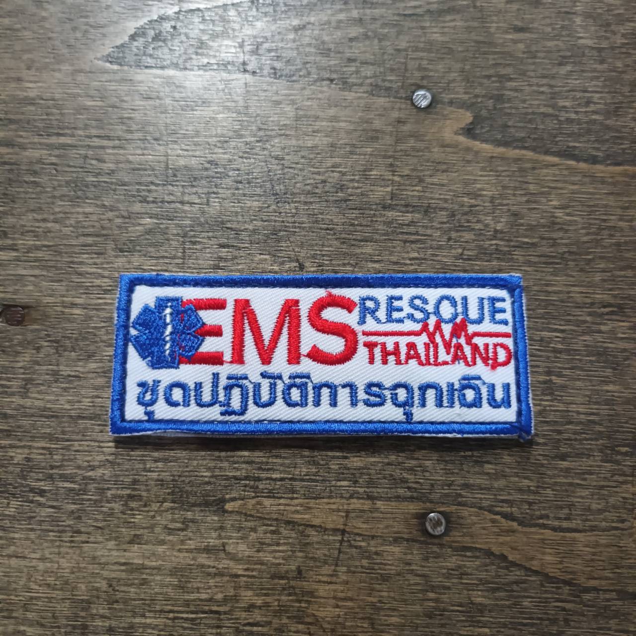 Tec40 VELCRO PATCH EMS RESCUE THAILAND ชุดปฎิบัติการฉุกเฉิน