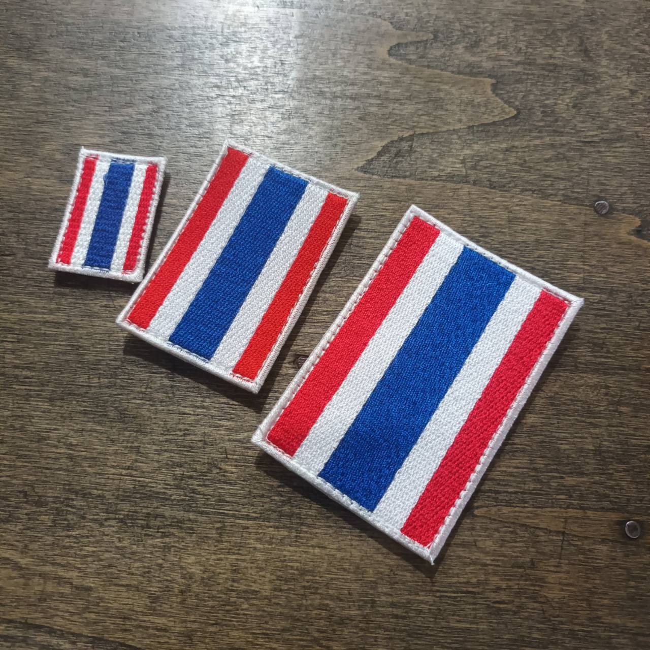 Tec40 VELCRO PATCH THAILAND ไทย อาร์มตีนตุ๊กแก ธงชาติ