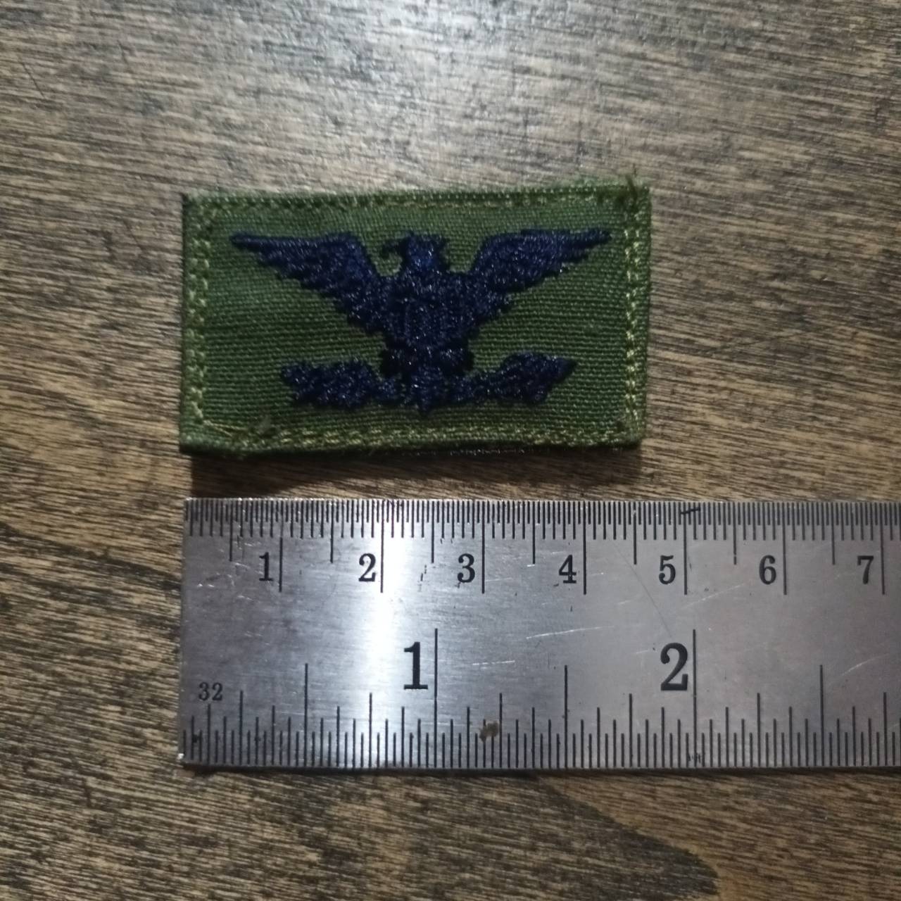 Tec40 VELCRO PATCH BLACK EAGLE