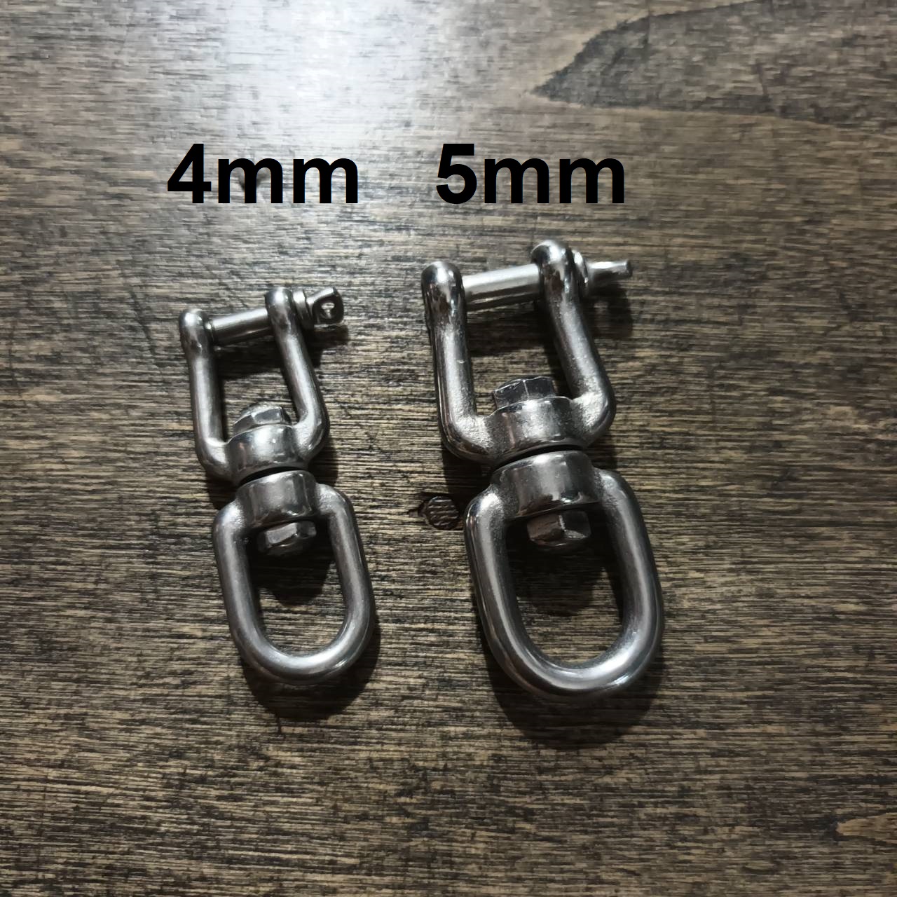 Tec40 Stainless Steel Chain Shackle TURN LINK SUS304 SIZE 4mm 5mm สเก็นยูหมุน