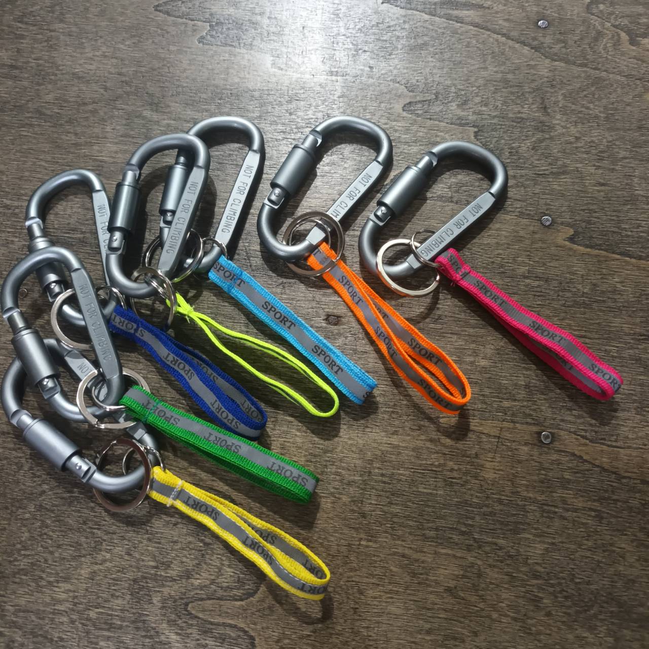 Tec40 ALUMINUM ALLOY KEYCHAIN Carabiner Reflex TAG