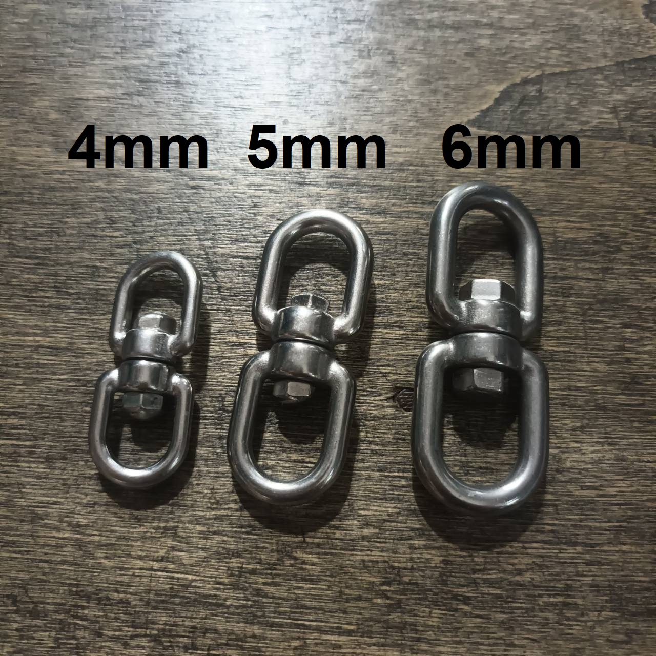 Tec40 Stainless Steel Chain Shackle TURN LINK SUS304 SIZE 4mm 5mm 6mm สเก็นลูกหมุน