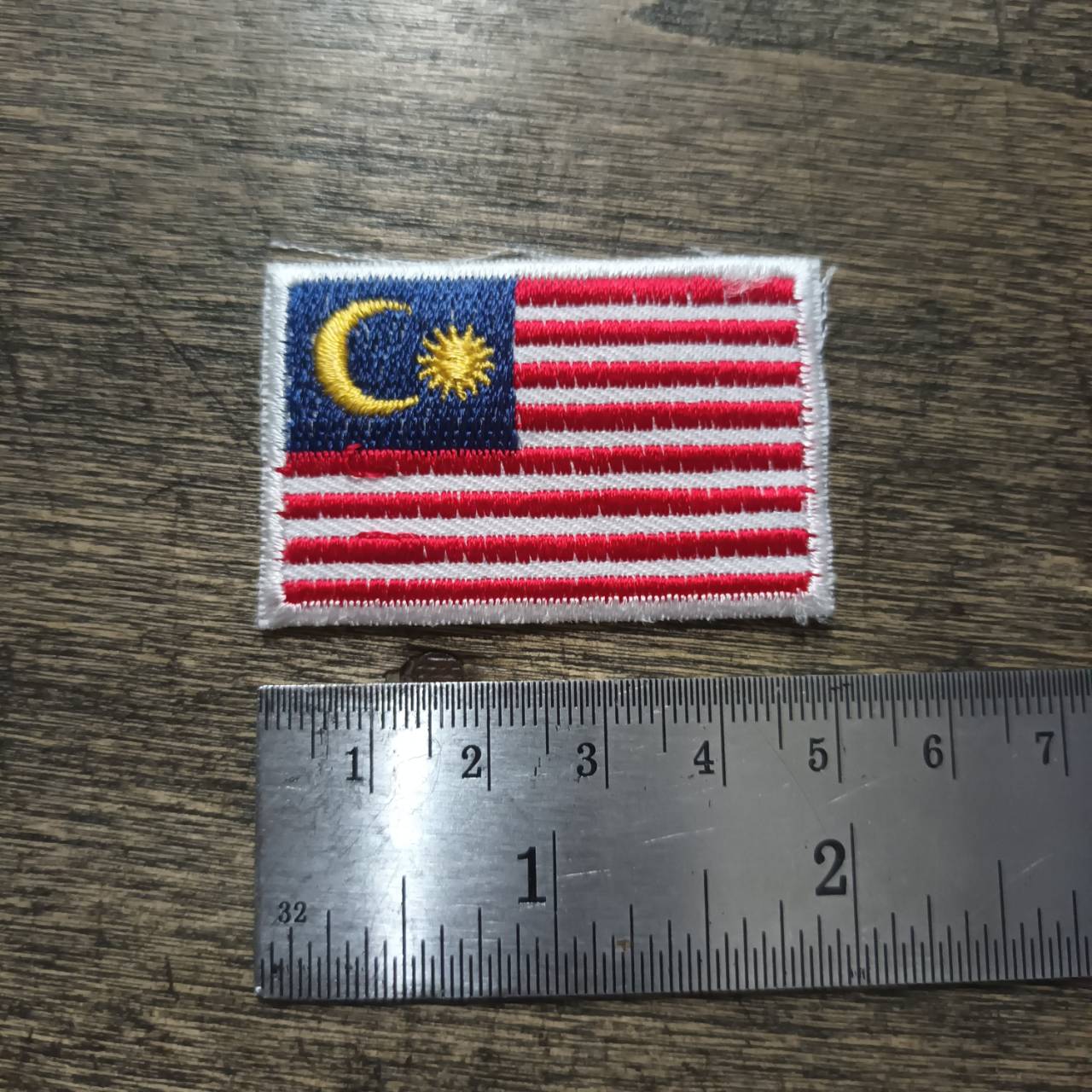 Tec40 GLUE PATCH MALAYSIA มาเลเซีย อาร์มรีด ขนาด 50mm × 35mm