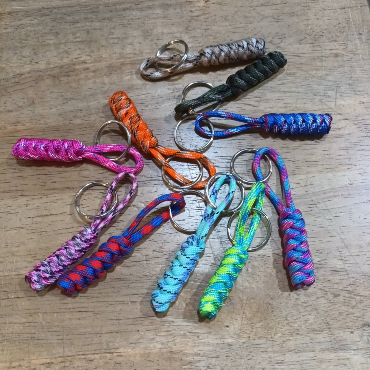 Tec40 Metal Alloy Ring Keychain แหวน พวงกุญแจ Lanyard Paracord MAR Unit 01